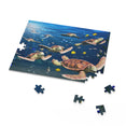 A vibrant underwater - turtles and fish - Jigsaw Puzzle