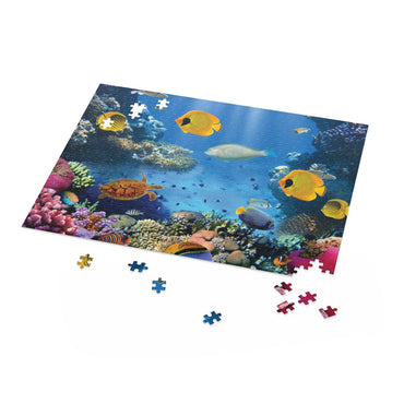 Underwater collage - tropical fishes - jigsaw puzzle