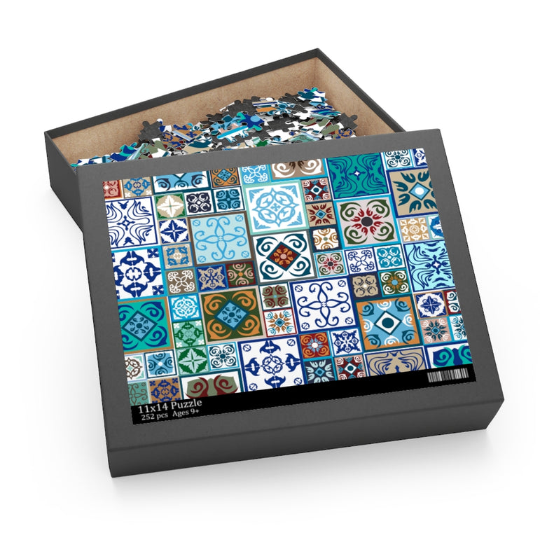 Ceramic Tiles with Oriental Print - Jigsaw Puzzle