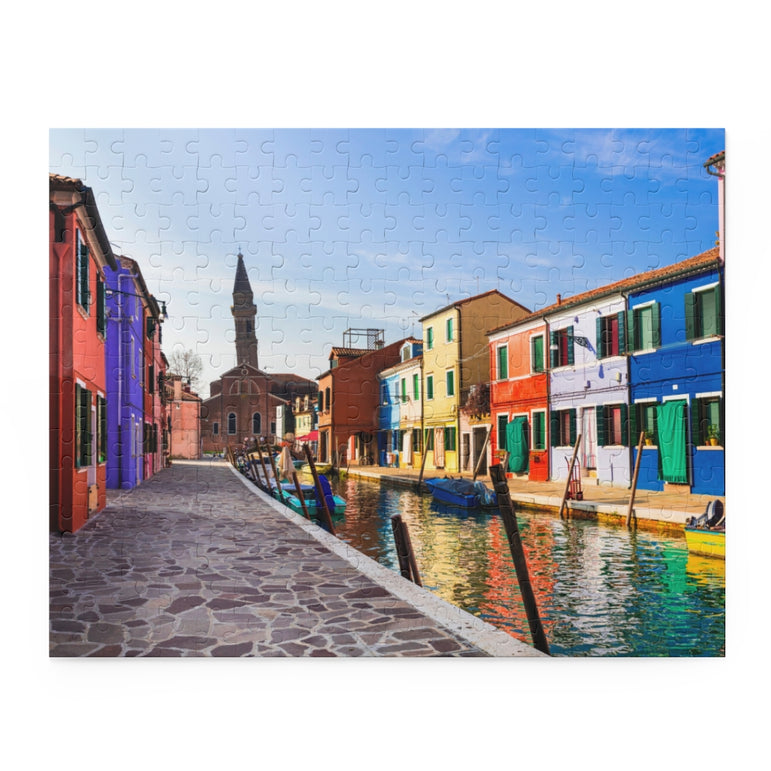 Traditional Fishing Town - Island near of Venice, Italy - Jigsaw Puzzle